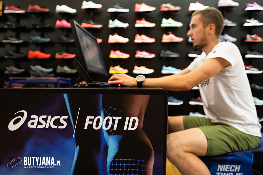 Badanie Asics Foot ID jak wygląda