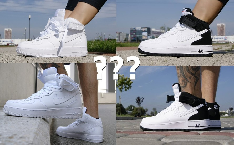 czym różnią się damskie nike air force 1 mid od męskich