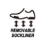 system wymiennej wkładki Asics removable sockliner